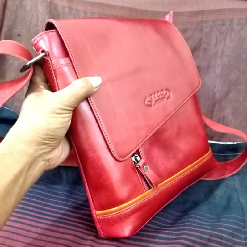 TAS KULIT SAPI ASLI TAS KULIT SELEMPANG KULIT PREMIUM