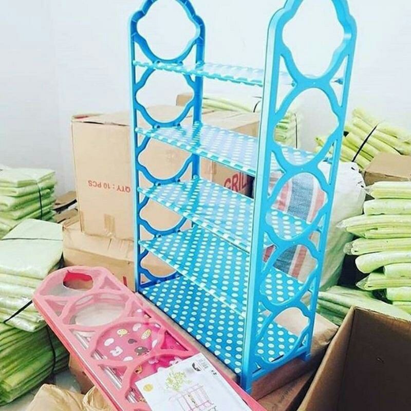 ❄️IMPORT❄️ - Amazing Shoe Rack / Rak Jilbab / Rak Penyimpanan Sepatu - 10 Tingkat Kode A01