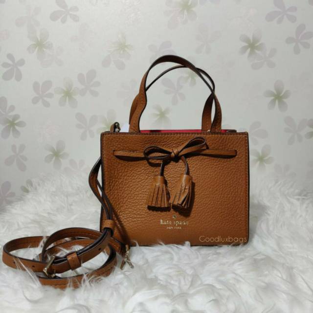 ORIGINAL Tas Kate Spade Katespade Mini Hayes Street Brown
