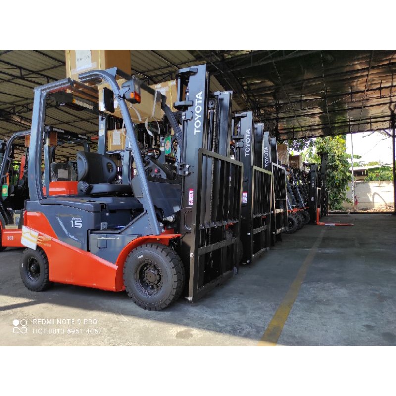 Harga Forklift Electric / Battery 1.5 Ton I Toyota 8FBN15 - Baru & Bekas Win-Equipment (Distributor)