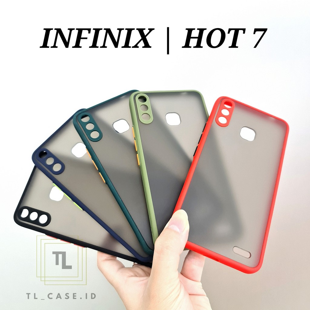 INFINIX HOT 7 8 SMART 4 | AERO BUMPER Case Dove Transparant Matte My Choice