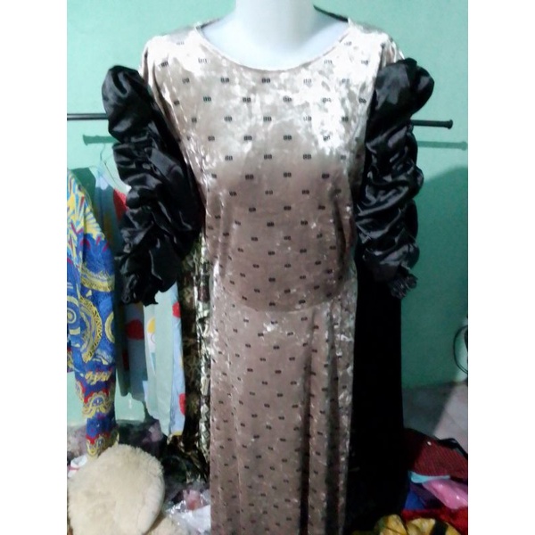 gamis bludru