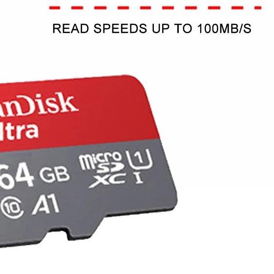 ✦ Memory Card 64GB CLASS 10 100Mbps MicroSD Kartu Memori sd card Free AdapteR ✸