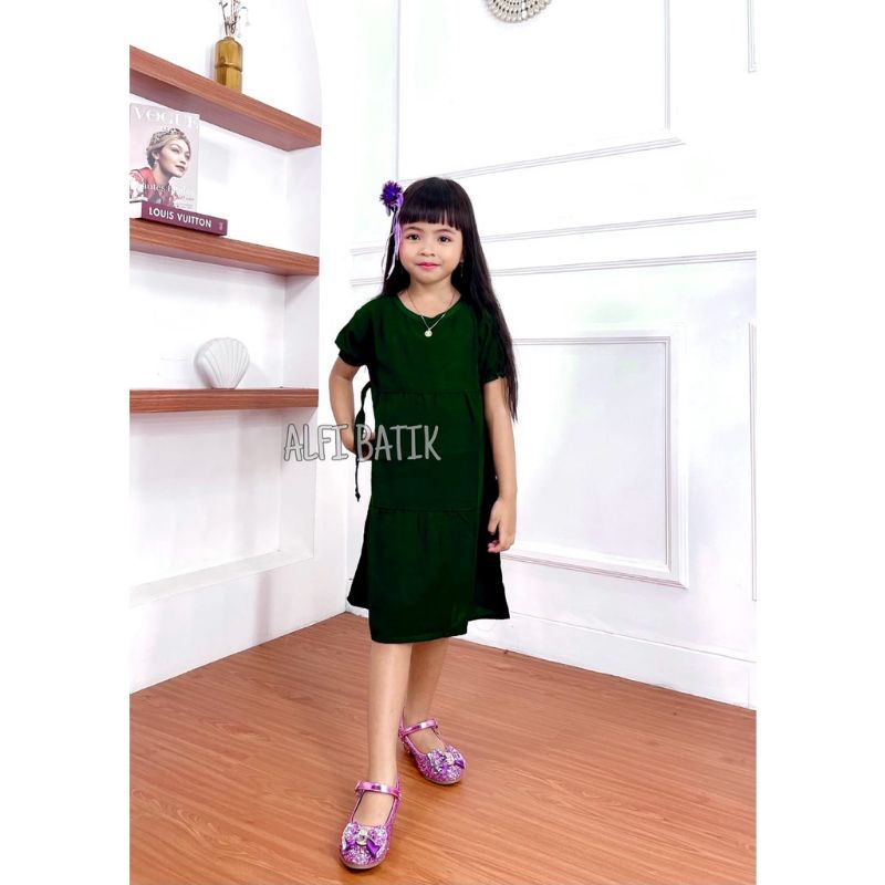 Daster anak susun 4-6th ll kain rayon tebal grade a