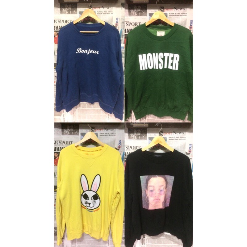 crewneck oversize / crewneck second / borongan crewneck