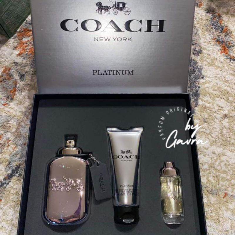 Parfum Original Coach Platinum for men EDP GIFT SET