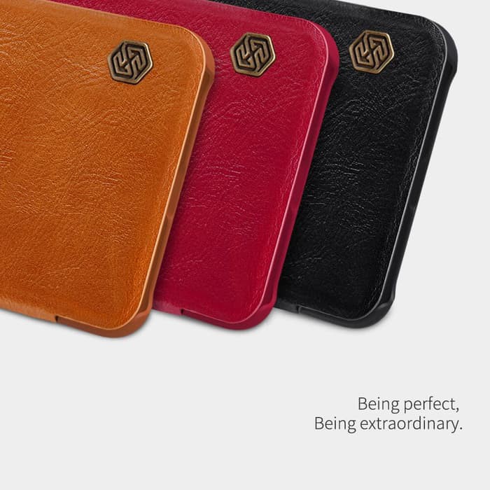 Flip Cover Xiaomi Redmi Note 6 Pro Nillkin Qin Leather Flip Hard Case Original