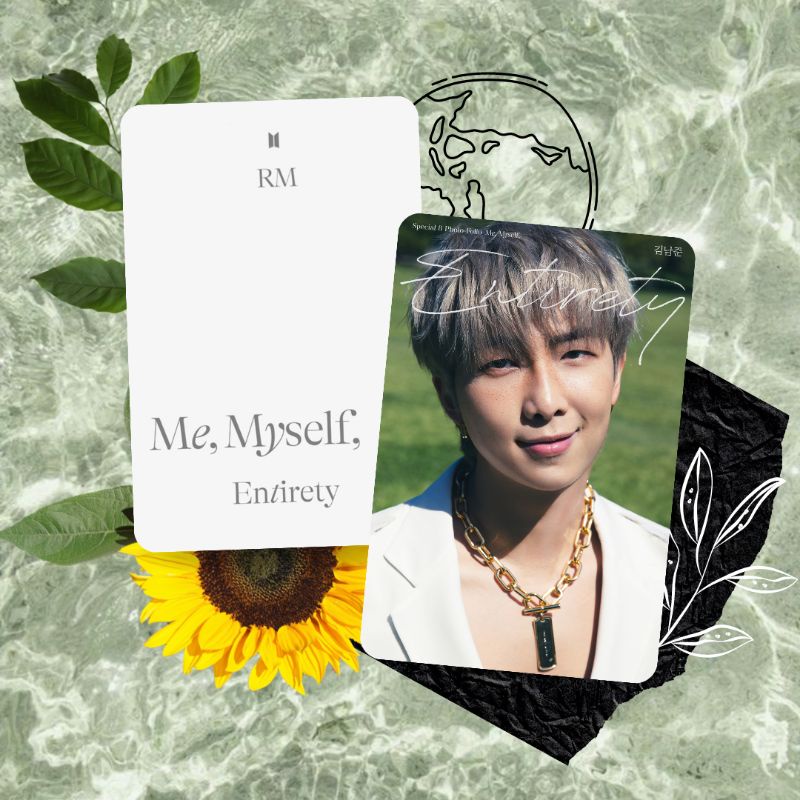 ꒰ winter scenery ꒱ Photocard RM Namjoon BTS - Special 8 Photo-Folio Me, Myself, and RM 'Entirety' Co