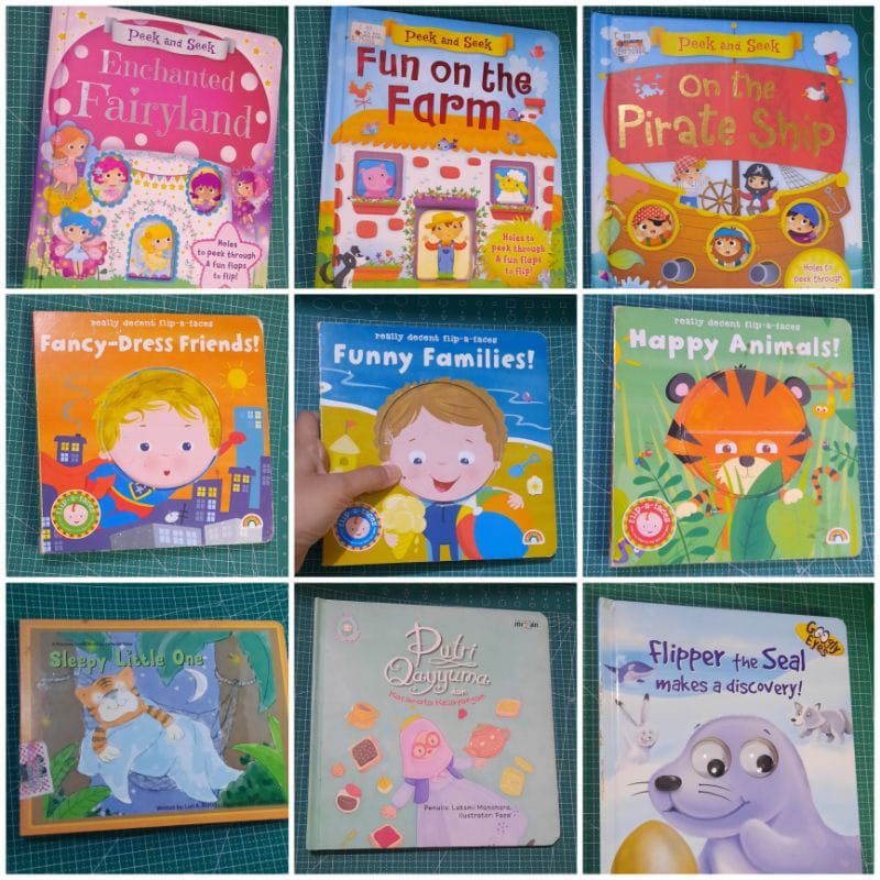 Buku Impor Anak Flap Book Murah
