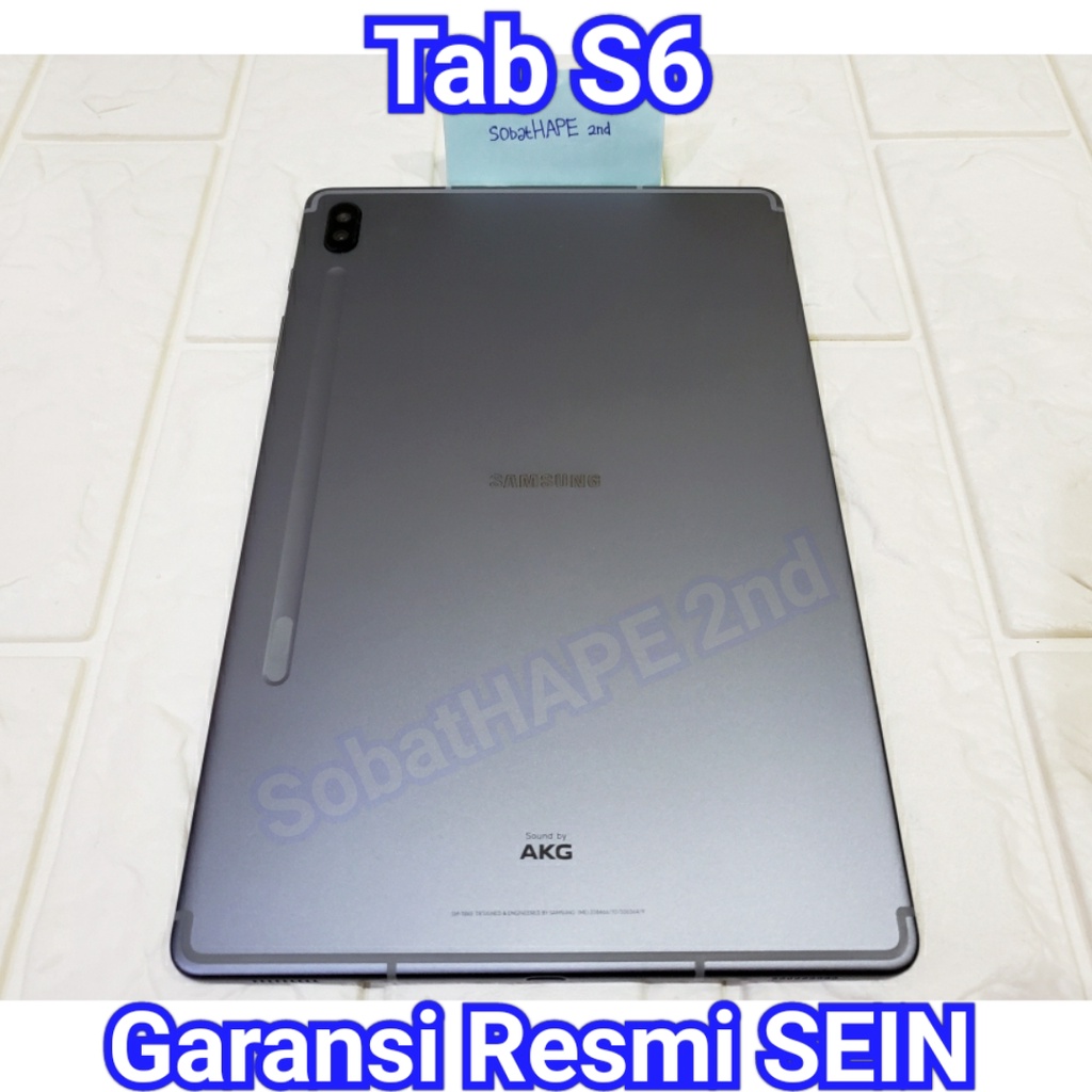 Tablet Samsung Tab S6 10.5 inch Resmi SEIN Original 2nd Second / Bekas