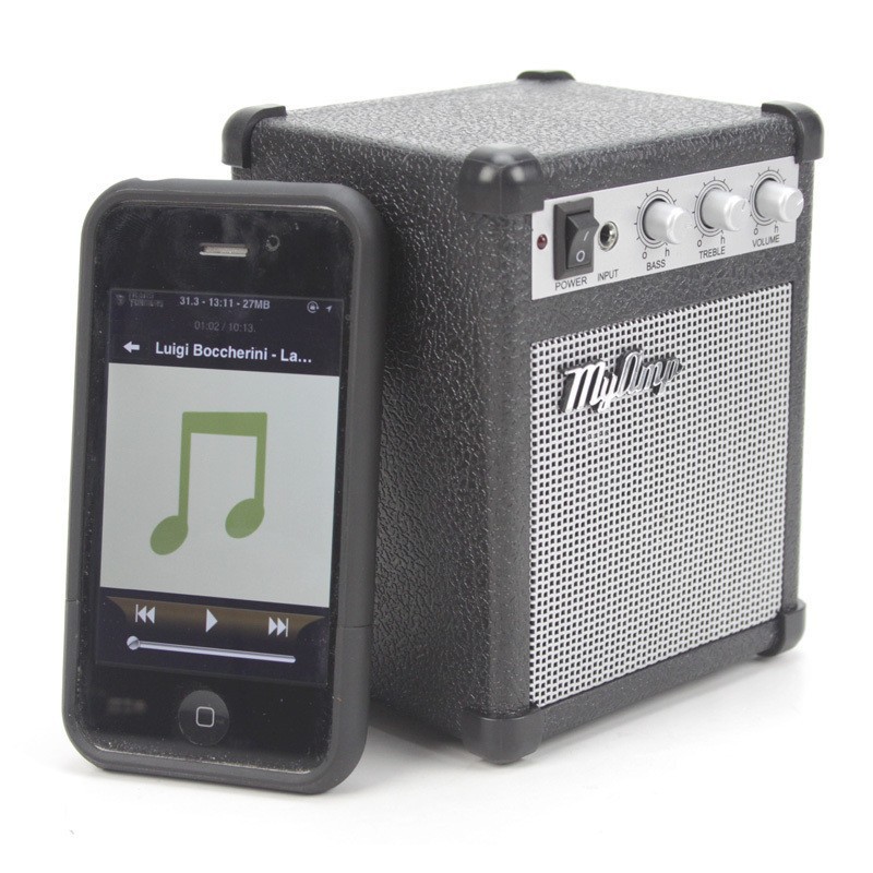 Speaker Portable Model Classic Amplifier Portable Speaker Bass MyAmp MP3 Hitam