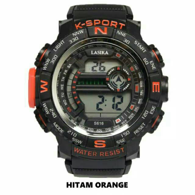 Jam Tangan Pria Sporty Lasika Anti Air Digital F-616