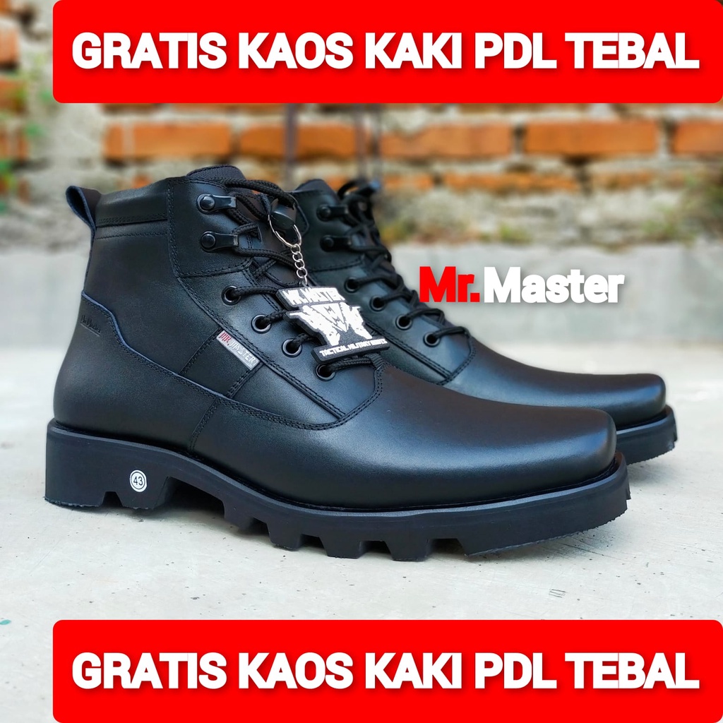 SEPATU PDH POLANTAS MODEL TERBARU KULIT SAPI ASLI MERK MR MASTER SEPATU PDH DINAS KANTOR TNI POLRI SECURITY SATPAM SEPATU FORMAL