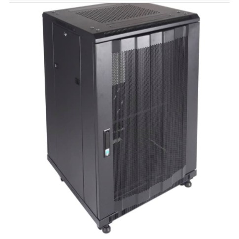 IR6020P - 20U Close Rack Depth 600mm Perforated Door 19&quot; - INDORACK