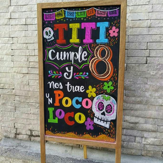 

papan tulis kapur standing mini size 50X25cm blackboard