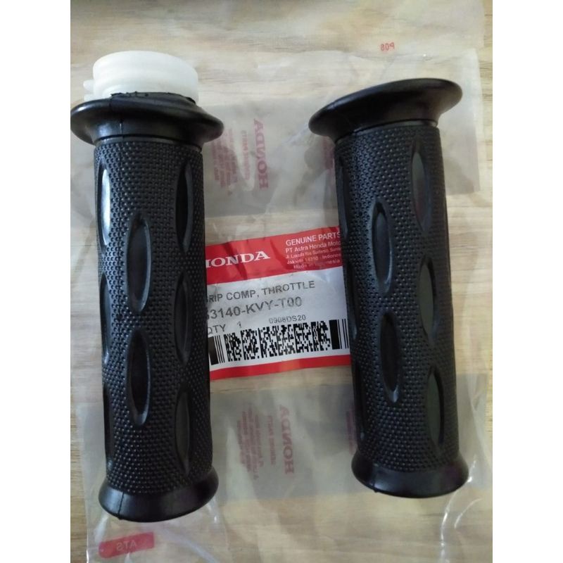 Grip Beat Handgrip + Selongsong Pipa Gas Throttle Original Honda Beat Lama Karbu