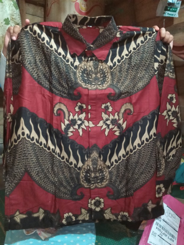 Kemeja Batik Pria Terbaru Size M L Xl Xxl Batik Lengan Panjang Katun Halus