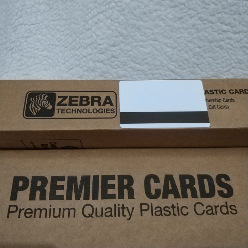 

Zebra Premier (PVC) Blank White Cards for Card Printers 30 mil