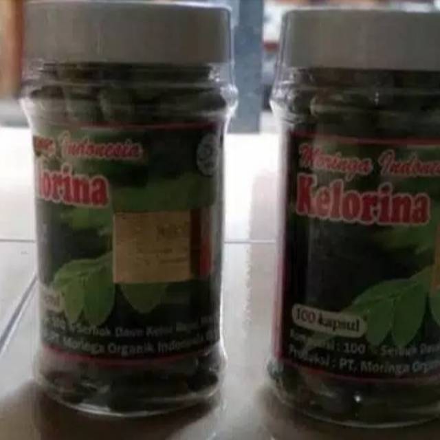 Kapsul daun kelor isi 100 kapsul