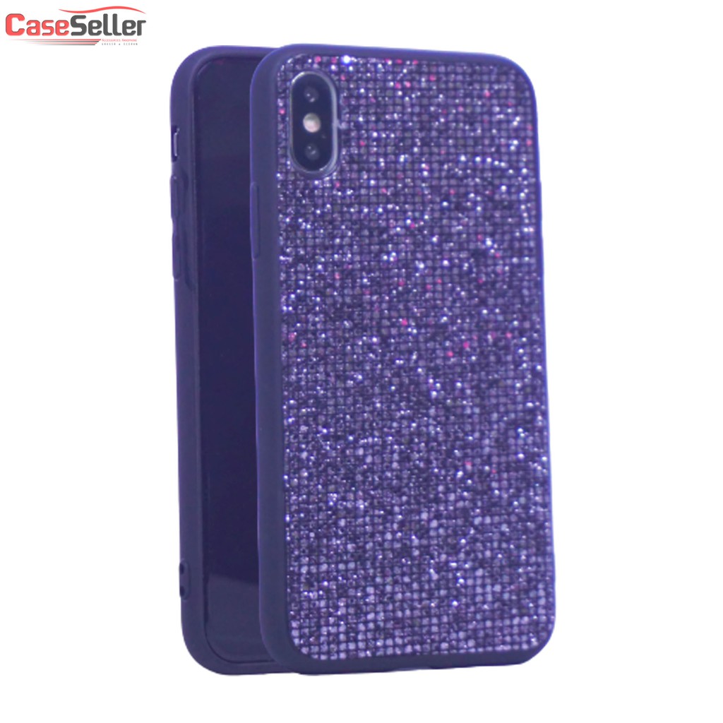 XIAOMI Poco F1  Mi6X  A2  Redmi 7A  Note 5 6 Pro Case Casing Soft Case PC Glitter manik manik