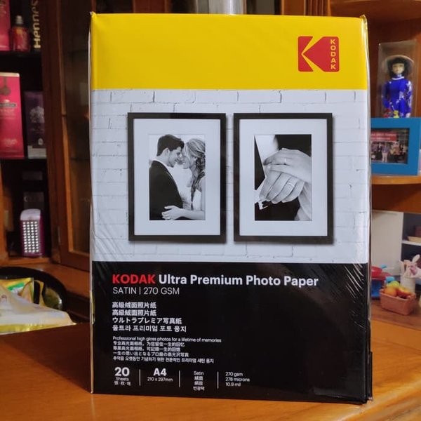 

(DISKON TERMURAH) Kodak Ultra Premium Photo Paper HIGH SATIN 270GSM