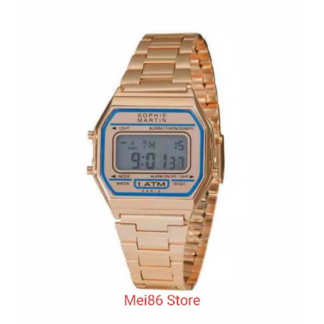Mei86 / iona / Sophie Paris iona Anti Air 1 ATM Jam Tangan Digital Wanita