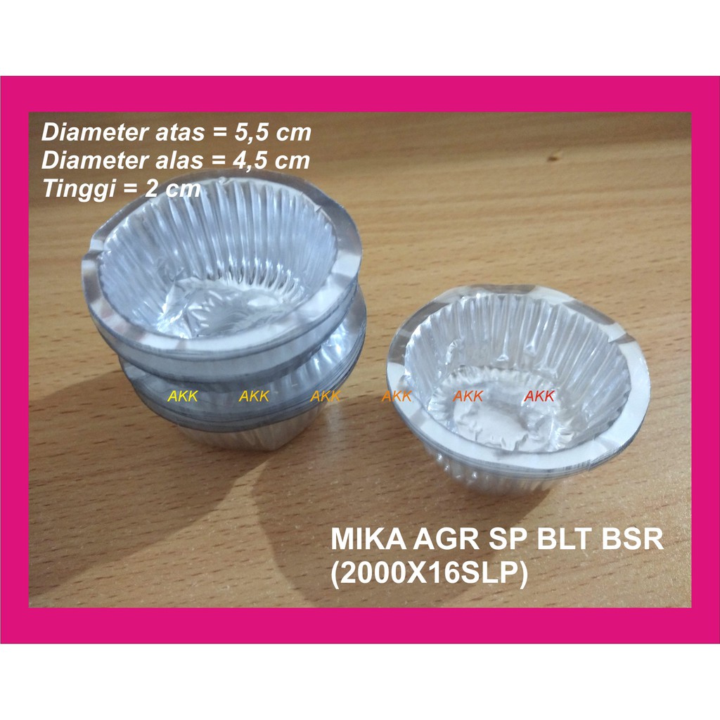 

Mika Agr Sp Bulat Besar(500 Pcs) / Mika Puding