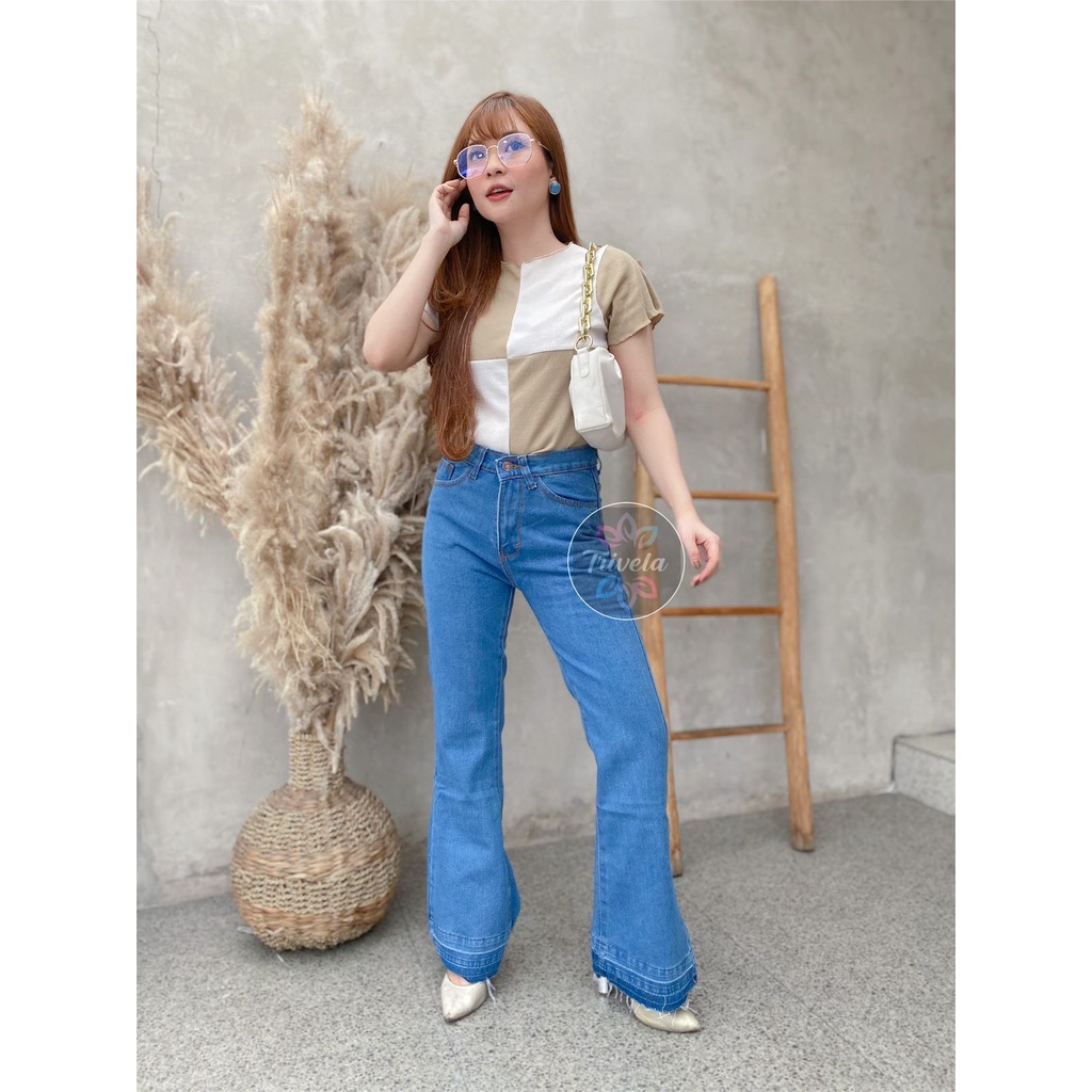 Celana Boyfriend Jeans Cutbray ZR 77 / Boyfriend Cutbray ZR