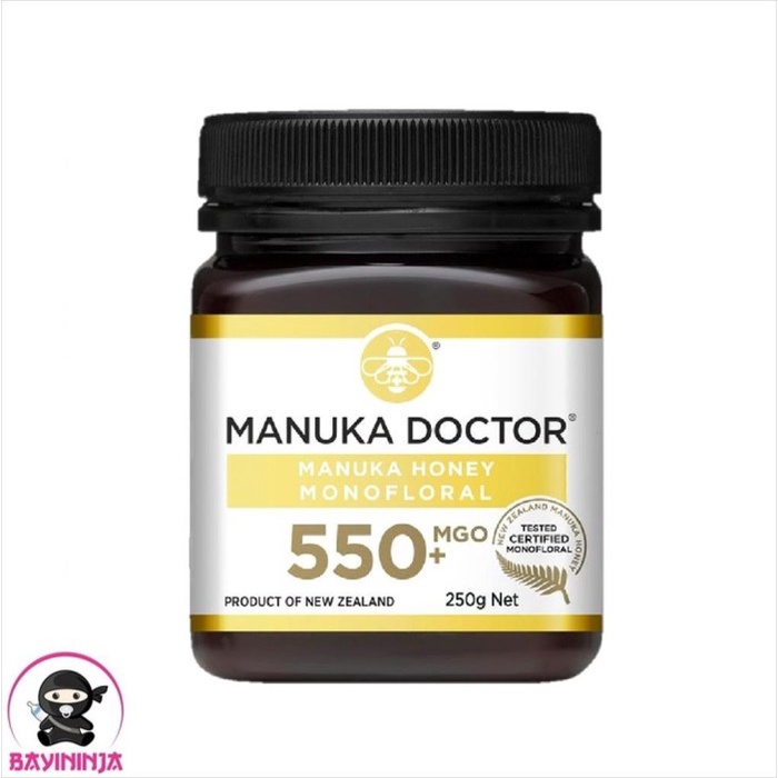 

MANUKA DOCTOR Manuka Honey Madu MGO 550 Monofloral 250 g T-Ninjabayi 01