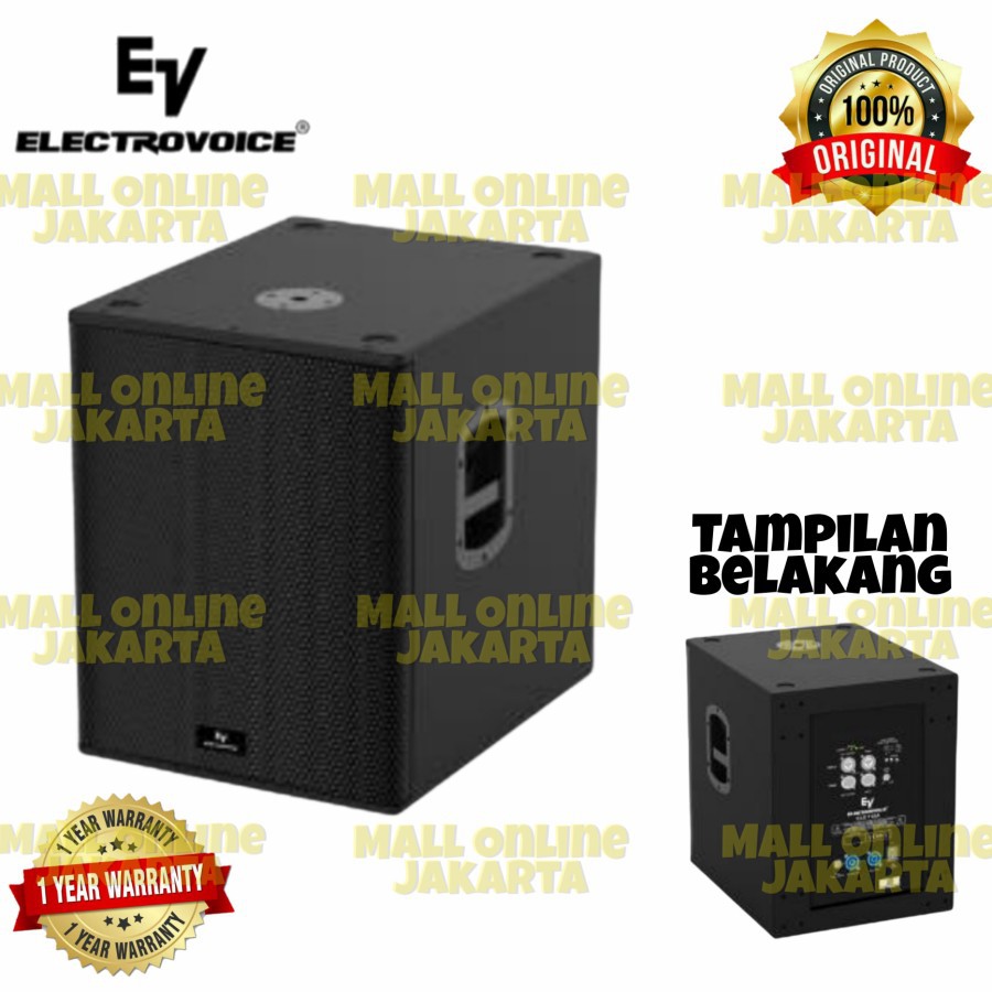 Subwoofer aktif electrovoice ev elx 118a 18 inch aktip karaoke elx118