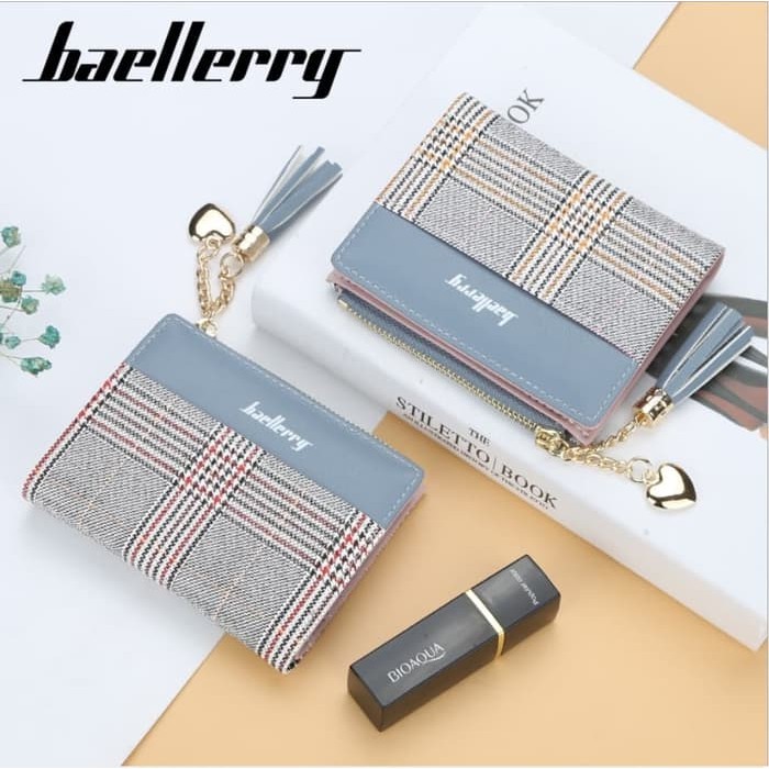 Baellerry Dompet Lipat Wanita Import Murah High Quality DR020