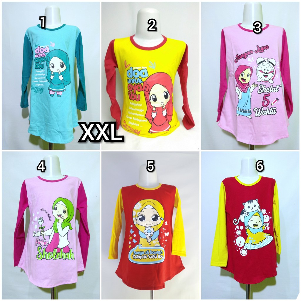 Baju Kaos Anak Perempuan Lengan Panjang TERMURAH DI Baju Kaos Anak Perempuan Lengan Panjang TERMURAH DI