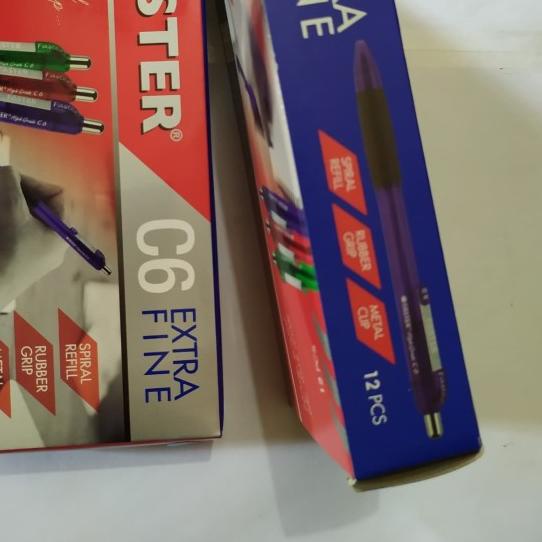 

♀ Bolpen Faster C6 hitam - biru - Hitam ✫