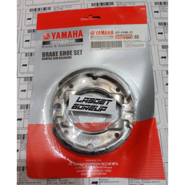 KAMPAS REM DEPAN TROMOL TROMBOL YAMAHA V75 V80 ROBOT ALFA SIGMA L2G L2S DT100 YT115 ORIGINAL YGP