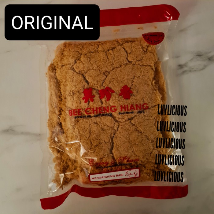 

Q0121Sa Bee Cheng Hiang Signature Classic Pork Floss Abon Babi Serat Halus D5qs44