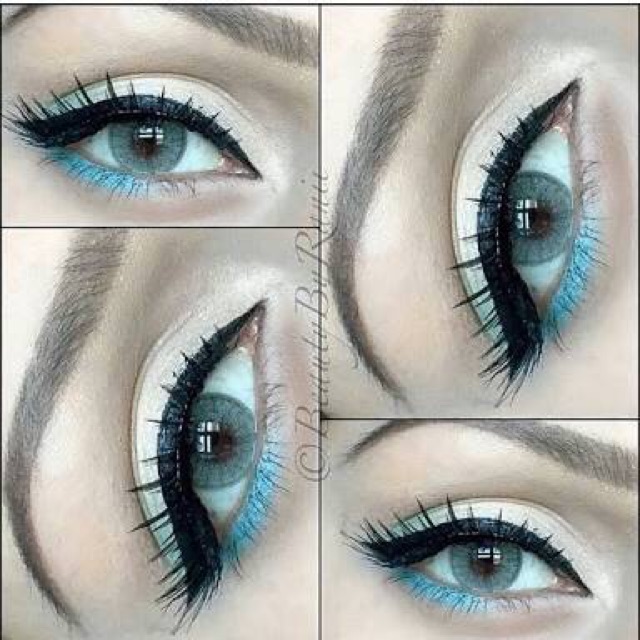 Sweety hidrocor gray brown blue softlens