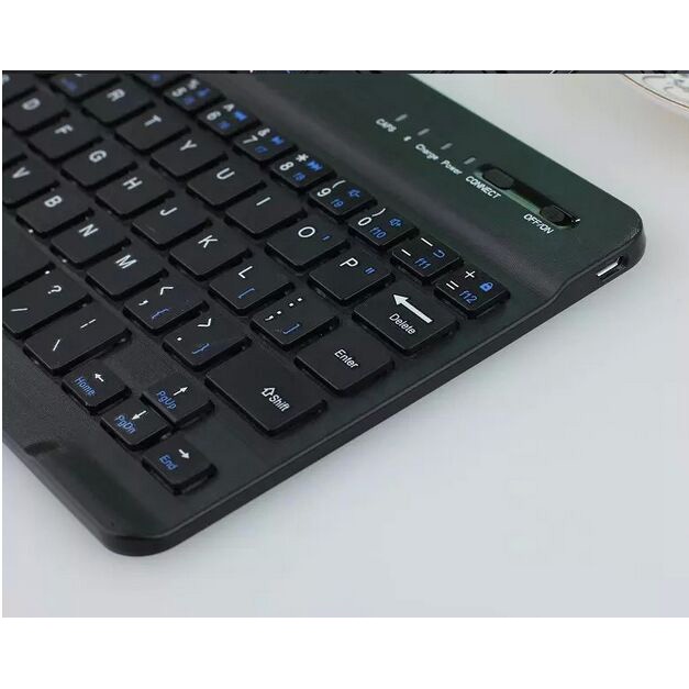 Taffware Wireless Bluetooth Keyboard Rechargeable - Black