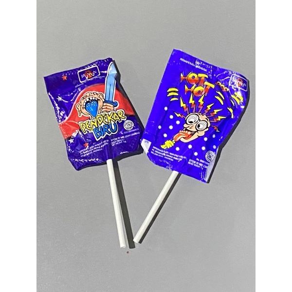 

Pendekar Biru / Permen Kaki hot hot pop (per pcs) / permen jadul/ jajanan 90an/ jaman dulu