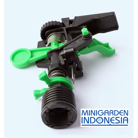 IMPACT SPRINKLER drat 1/2 inch putar 360 derajat irigasi fertigasi penyiraman hidroponik taman