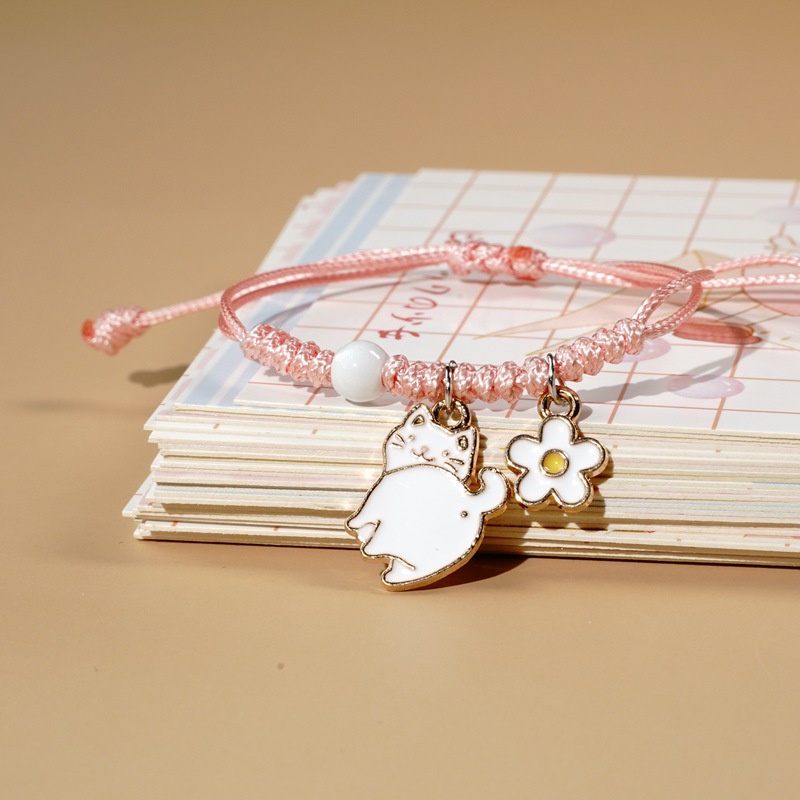 Gelang bangle bagus model korea terbaru lucu imut cantik cocok untuk hadiah bentuk buah binatang-Cat