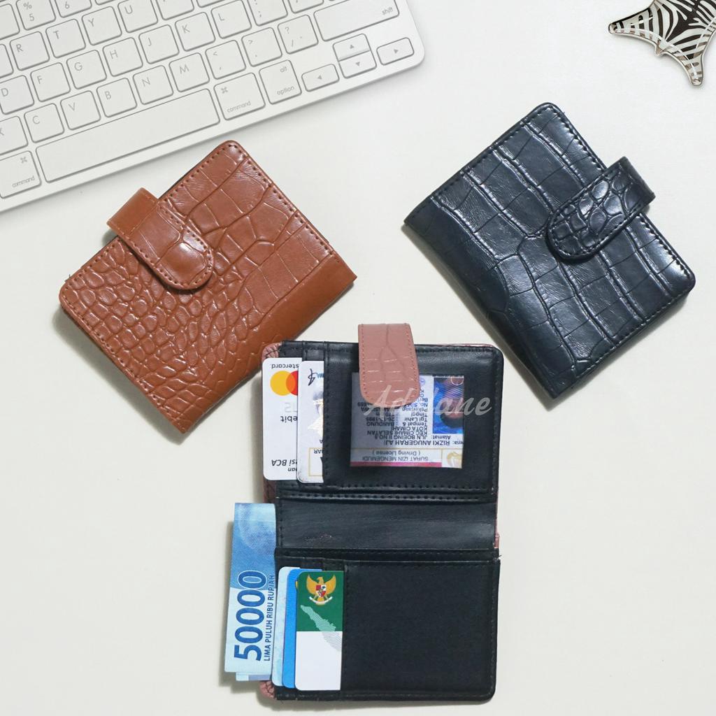 ADOLANE 034 DOMPET CROCO KANCING / DOMPET KARTU CROCO