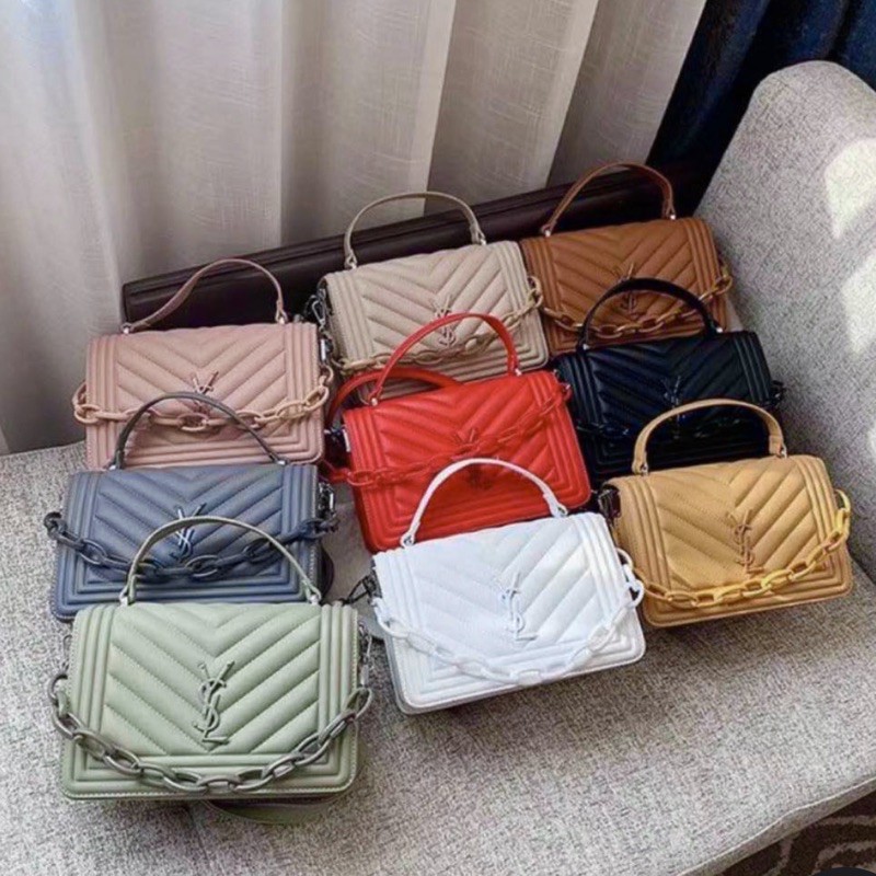 ✨✨HOT SALEE✨✨ TAS HANDBAG SELEMPANG WANITA RANTAI CEWEK SLINGBAG IMPORT KONDANGAN LB - 206