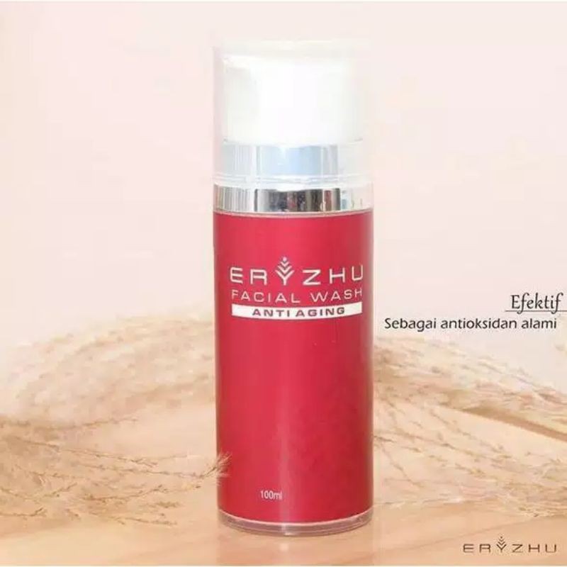 Eryzhu Skincare Facial wash Anti Aging membersihkan wajah dari kotoran dan make up