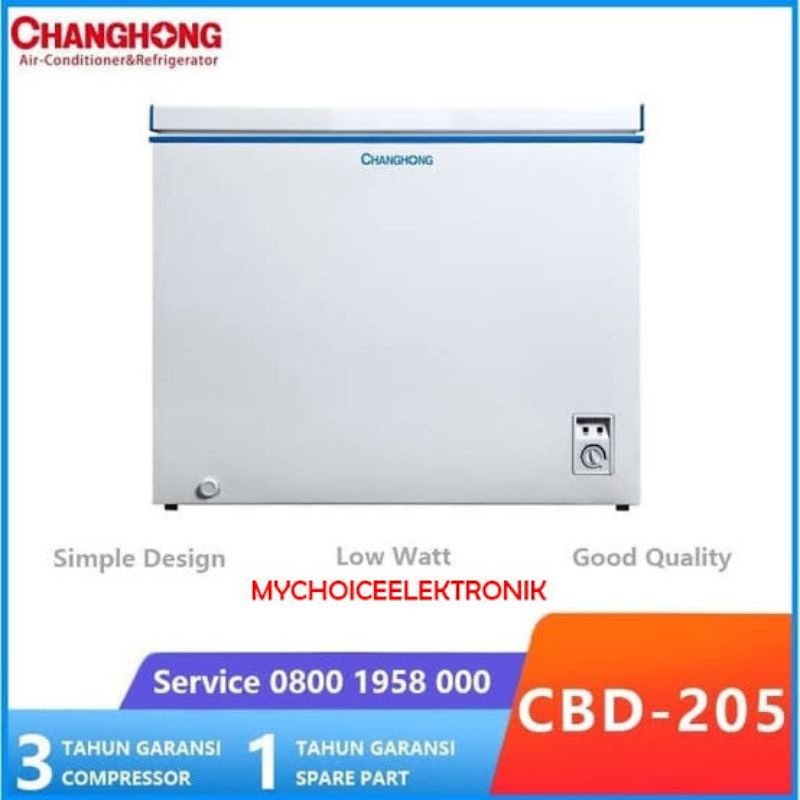 Promo Diskon Spesial       Box Freezer Changhong CBD 205 (200 Liter)
