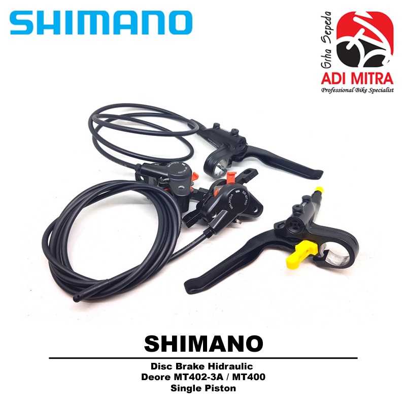 Shimano Deore MT402-3A / MT400  Disc Brake Hydraulic Brakeset | Rem Hidrolis Sepeda
