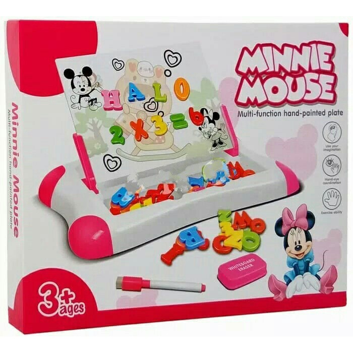 

Drawing Board Magnetic Minnie Mouse Papan Tulis Anak Magnetik Magnet
