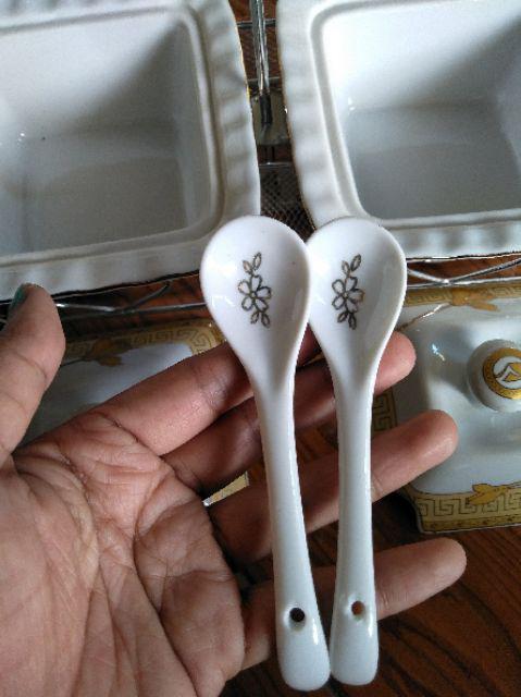 Tempat Sambal Kotak Vicenza - Square Chili Jar B720