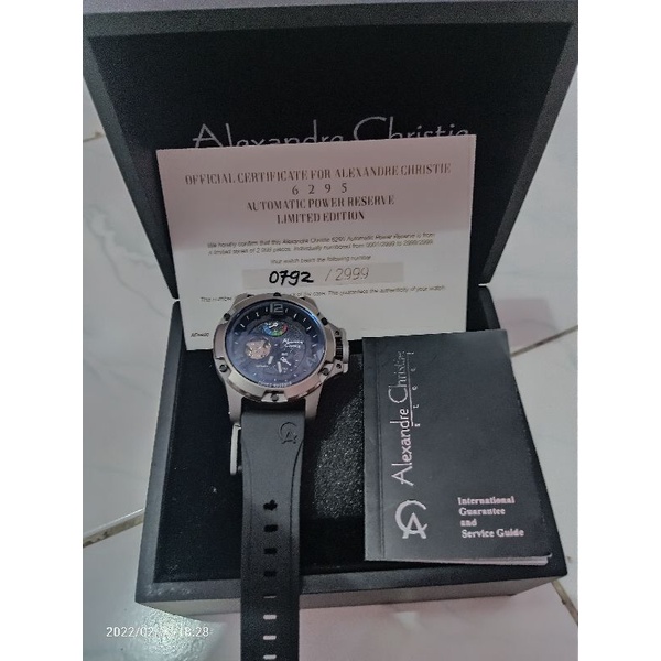 Alexandre Christie AC 6295 Limited Edition Black