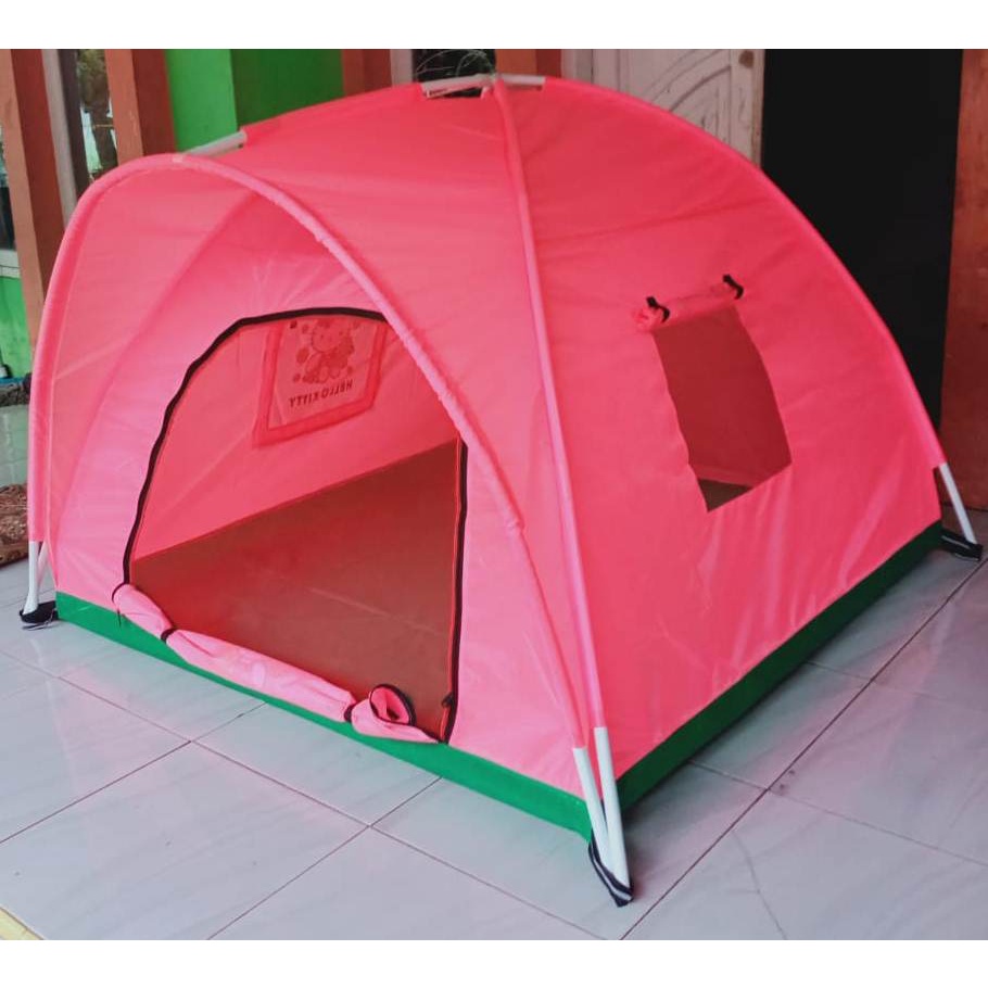 Tenda Anak Full Pink / Tenda Mainan Anak / Tenda Camping Anak /Tenda Ukuran 100cm.120cm.140cm