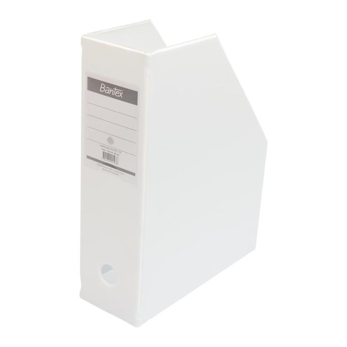 

COD Bantex Magazine File (Box File) 10cm Folio White #4011 07 PROMOKode 3822